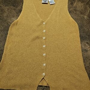 Huntington Ridge Golden Yellow Knit Vest